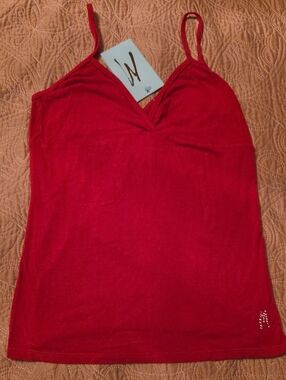 Marciano Red V-Neck Spaghetti Strap Cami